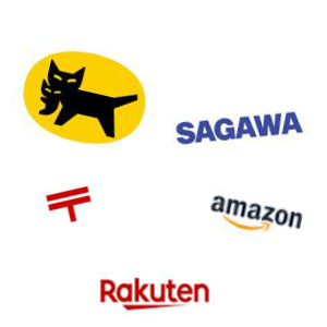 宅配業者はいっぱいいる