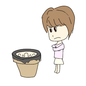 七輪のお手入れ法王に悩む女性